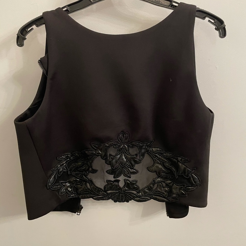 Aqua Mesh Crop Top